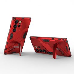 Odolný Kryt Punk armor case červený – Samsung Galaxy S24 Ultra | Levné Kryty | Levné Kryty | Levné Kryty