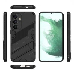 Odolný Kryt Punk armor case černý – Samsung Galaxy S24+ (S24 Plus) | Levné Kryty | Levné Kryty | Levné Kryty