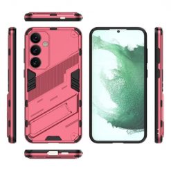 Alternative view of Odolný Kryt Punk armor case růžový – Samsung Galaxy S24+ (S24 Plus)