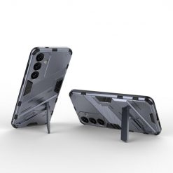 Odolný Kryt Punk armor case šedý – Samsung Galaxy S24+ (S24 Plus) | Levné Kryty | Levné Kryty | Levné Kryty