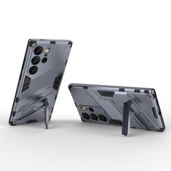 Odolný Kryt Punk armor case šedý – Samsung Galaxy S24 Ultra | Levné Kryty | Levné Kryty | Levné Kryty