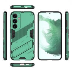 Odolný Kryt Punk armor case zelený – Samsung Galaxy S24+ (S24 Plus) | Levné Kryty | Levné Kryty | Levné Kryty