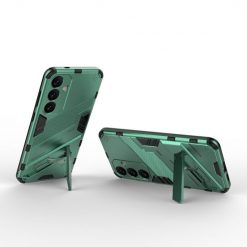 Odolný Kryt Punk armor case zelený – Samsung Galaxy S24+ (S24 Plus) | Levné Kryty | Levné Kryty | Levné Kryty