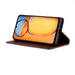 Peněženkové pouzdro AZNS book case tmavohnědé – Xiaomi Redmi 13C / Xiaomi Poco C65 | Levné Kryty | Levné Kryty | Levné Kryty