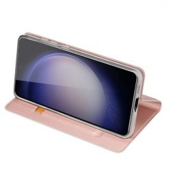 Peněženkové pouzdro Dux Ducis Skin Pro růžové – Samsung Galaxy S24+ (S24 Plus) | Levné Kryty | Levné Kryty | Levné Kryty