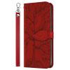 Peněženkové pouzdro Embossing Pattern Strom modré – Samsung Galaxy A25 5G | Levné Kryty | Levné Kryty | Levné Kryty