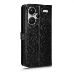 Peněženkové pouzdro Honeycomb Dot Texture Case černé – Xiaomi Redmi Note 13 Pro+ 5G | Levné Kryty | Levné Kryty | Levné Kryty