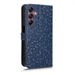 Alternative view of Peněženkové pouzdro Honeycomb Dot Texture Case modré – Samsung Galaxy A15 4G/5G