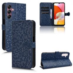 Peněženkové pouzdro Honeycomb Dot Texture Case modré – Samsung Galaxy A15 4G/5G | Levné Kryty | Levné Kryty | Levné Kryty