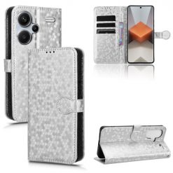 Peněženkové pouzdro Honeycomb Dot Texture Case stříbrné – Xiaomi Redmi Note 13 Pro+ 5G | Levné Kryty | Levné Kryty | Levné Kryty