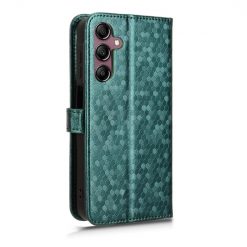 Peněženkové pouzdro Honeycomb Dot Texture Case zelené – Samsung Galaxy A15 4G/5G | Levné Kryty | Levné Kryty | Levné Kryty