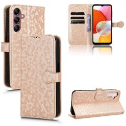 Peněženkové pouzdro Honeycomb Dot Texture Case zlaté – Samsung Galaxy A15 4G/5G | Levné Kryty | Levné Kryty | Levné Kryty