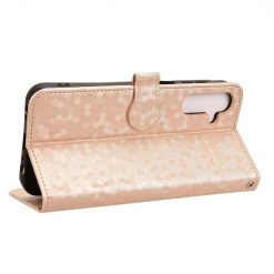 Peněženkové pouzdro Honeycomb Dot Texture Case zlaté – Samsung Galaxy A15 4G/5G | Levné Kryty | Levné Kryty | Levné Kryty