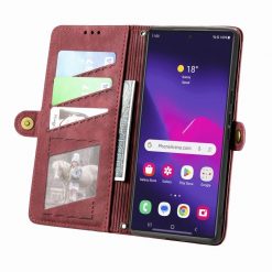 Peněženkové pouzdro Purse case červené – Samsung Galaxy S24 Ultra | Levné Kryty | Levné Kryty | Levné Kryty