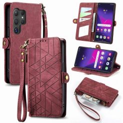 Peněženkové pouzdro Purse case červené – Samsung Galaxy S24 Ultra | Levné Kryty | Levné Kryty | Levné Kryty