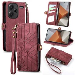 Peněženkové pouzdro Purse case červené – Xiaomi Redmi Note 13 Pro+ 5G | Levné Kryty | Levné Kryty | Levné Kryty