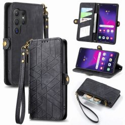 Peněženkové pouzdro Purse case černé – Samsung Galaxy S24 Ultra | Levné Kryty | Levné Kryty | Levné Kryty