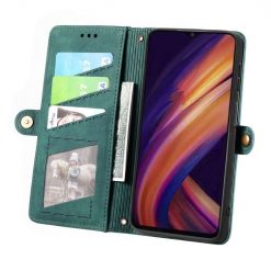 Peněženkové pouzdro Purse case zelené – Samsung Galaxy A25 5G | Levné Kryty | Levné Kryty | Levné Kryty