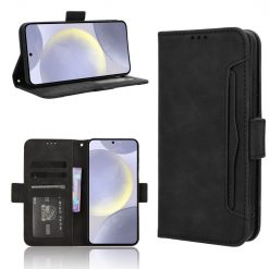 Peněženkové pouzdro Slots case černé – Samsung Galaxy S24 | Levné Kryty | Levné Kryty | Levné Kryty