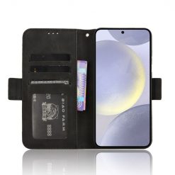 Peněženkové pouzdro Slots case černé – Samsung Galaxy S24 | Levné Kryty | Levné Kryty | Levné Kryty