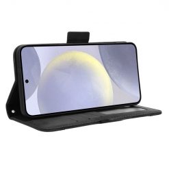 Peněženkové pouzdro Slots case černé – Samsung Galaxy S24 | Levné Kryty | Levné Kryty | Levné Kryty