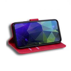 Peněženkové pouzdro Solid červené – Samsung Galaxy S24 Ultra | Levné Kryty | Levné Kryty | Levné Kryty