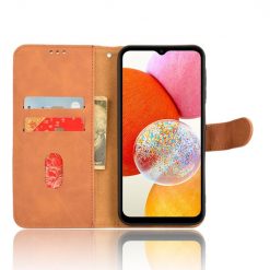 Peněženkové pouzdro Solid hnědé – Samsung Galaxy A15 4G/5G | Levné Kryty | Levné Kryty | Levné Kryty