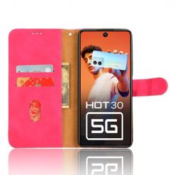 Peněženkové pouzdro Solid růžové – Infinix Hot 30 5G | Levné Kryty | Levné Kryty | Levné Kryty