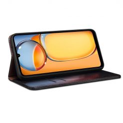 Peněženkové pouzdro Wax case černé – Xiaomi Redmi 13C / Xiaomi Poco C65 | Levné Kryty | Levné Kryty | Levné Kryty