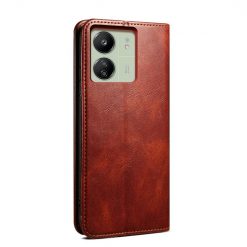 Alternative view of Peněženkové pouzdro Wax case hnědé – Xiaomi Redmi 13C / Xiaomi Poco C65