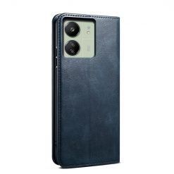 Peněženkové pouzdro Wax case modré – Xiaomi Redmi 13C / Xiaomi Poco C65 | Levné Kryty | Levné Kryty | Levné Kryty