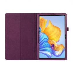 Knížkové pouzdro Litchi Skin case fialové – Honor Pad 8 | Levné Kryty | Levné Kryty | Levné Kryty