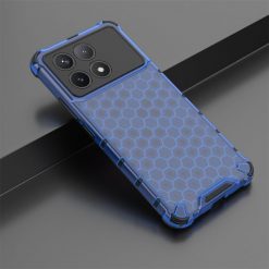 Odolný kryt Honeycomb Armor modrý – Xiaomi Poco X6 Pro | Levné Kryty | Levné Kryty | Levné Kryty