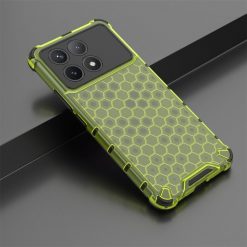 Odolný kryt Honeycomb Armor zelený – Xiaomi Poco X6 Pro | Levné Kryty | Levné Kryty | Levné Kryty