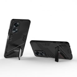 Odolný Kryt Punk armor case černý – Oppo A58 | Levné Kryty | Levné Kryty | Levné Kryty
