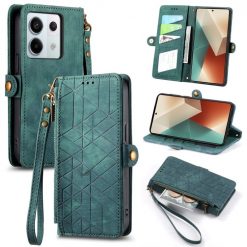 Peněženkové pouzdro Purse case zelené – Xiaomi Redmi Note 13 Pro (4G) | Levné Kryty | Levné Kryty | Levné Kryty
