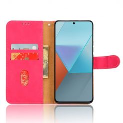 Peněženkové pouzdro Solid růžové – Xiaomi Redmi Note 13 Pro 5G / Poco X6 5G | Levné Kryty | Levné Kryty | Levné Kryty