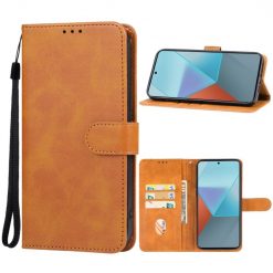 Peněženkové pouzdro Splendid case hnědé – Xiaomi Redmi Note 13 Pro (4G) | Levné Kryty | Levné Kryty | Levné Kryty