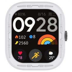 Pouzdro Splendid case bledošedé pro Xiaomi Redmi Watch 4 | Levné Kryty | Levné Kryty | Levné Kryty