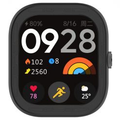 Pouzdro Splendid case černé pro Xiaomi Redmi Watch 4 | Levné Kryty | Levné Kryty | Levné Kryty