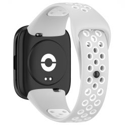 Řemínek Sport Wristband šedo-bílý pro Xiaomi Redmi Watch 3 Active | Levné Kryty | Levné Kryty | Levné Kryty