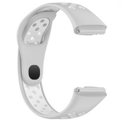 Řemínek Sport Wristband šedo-bílý pro Xiaomi Redmi Watch 3 Active | Levné Kryty | Levné Kryty | Levné Kryty