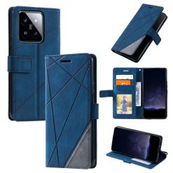 Knížkové pouzdro Rhombus modré – Xiaomi 14 | Levné Kryty | Levné Kryty | Levné Kryty