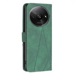 Knížkové pouzdro Rhombus zelené – Xiaomi Redmi A3 | Levné Kryty | Levné Kryty | Levné Kryty