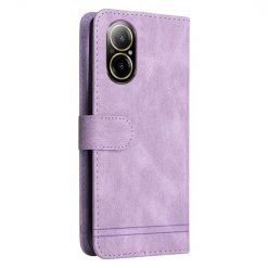 Knížkové pouzdro Skin Feel case fialové – Realme C67 4G | Levné Kryty | Levné Kryty | Levné Kryty