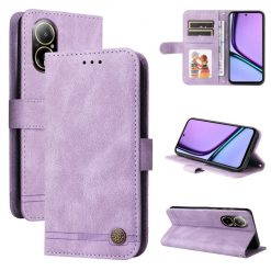 Knížkové pouzdro Skin Feel case fialové – Realme C67 4G | Levné Kryty | Levné Kryty | Levné Kryty