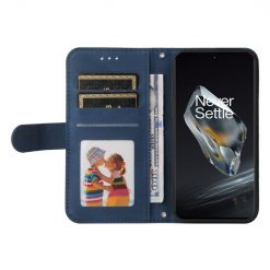 Knížkové pouzdro Skin Feel case modré – OnePlus 12R | Levné Kryty | Levné Kryty | Levné Kryty