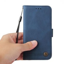 Knížkové pouzdro Skin Feel case modré – Realme C67 4G | Levné Kryty | Levné Kryty | Levné Kryty