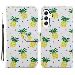 Knížkové pouzdro Trendy Cross case Ananas – Samsung Galaxy A55 5G | Levné Kryty | Levné Kryty | Levné Kryty