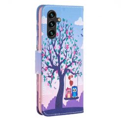 Knížkové pouzdro Trendy Cross case Sovy – Samsung Galaxy A55 5G | Levné Kryty | Levné Kryty | Levné Kryty